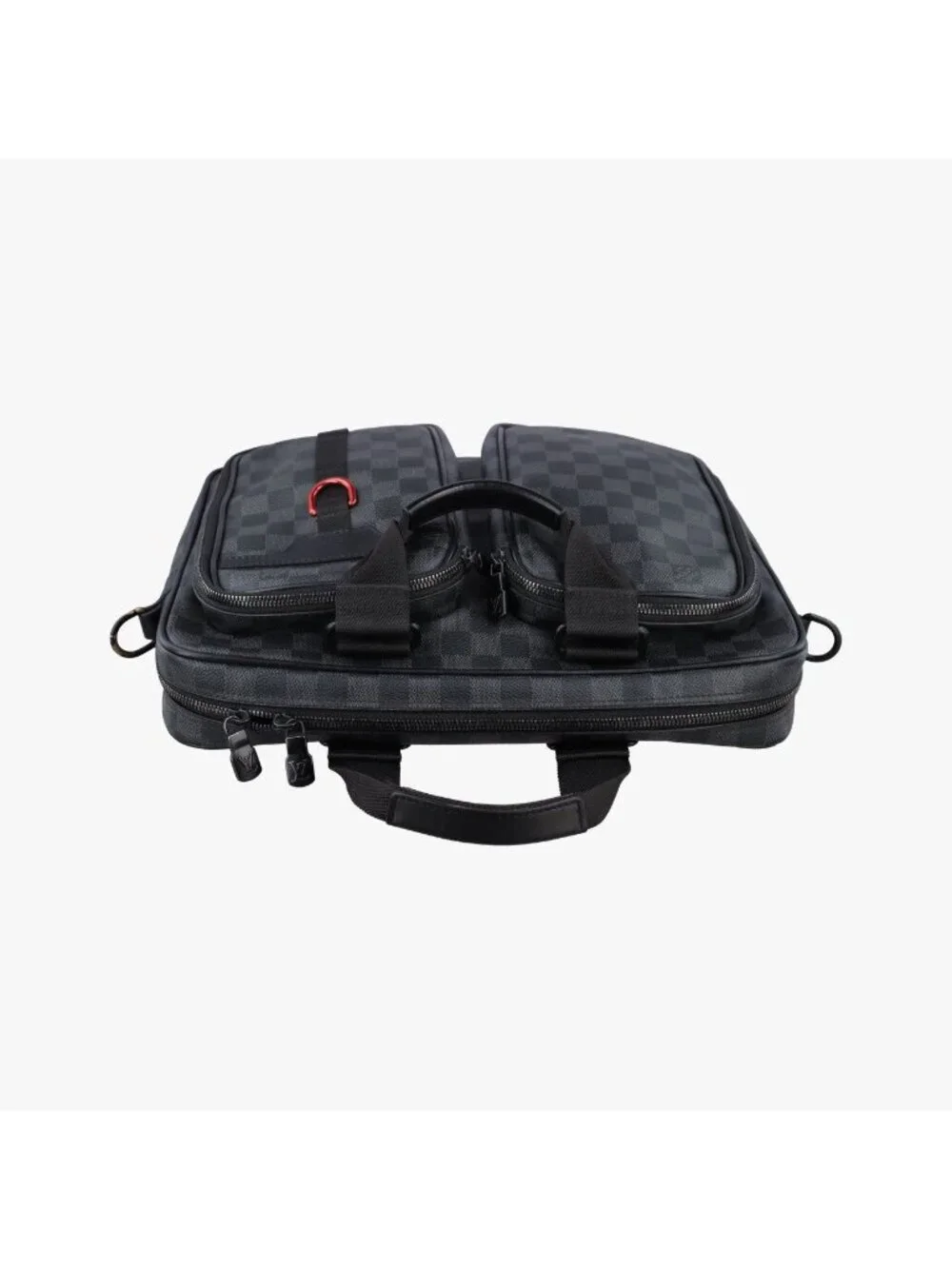 Louis Vuitton Utility Business Black Damier Graphite Tote